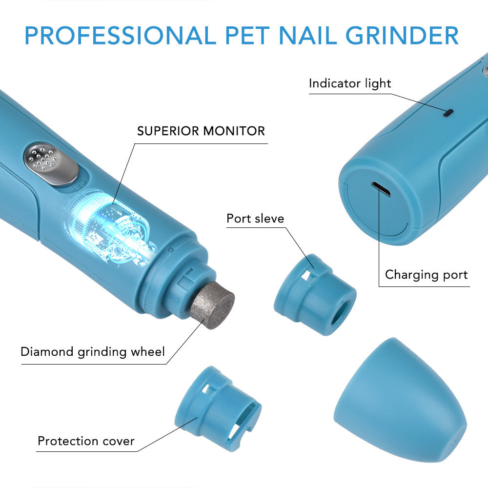 Pet electric nail polisher manicure tool set petfuzzyfamily