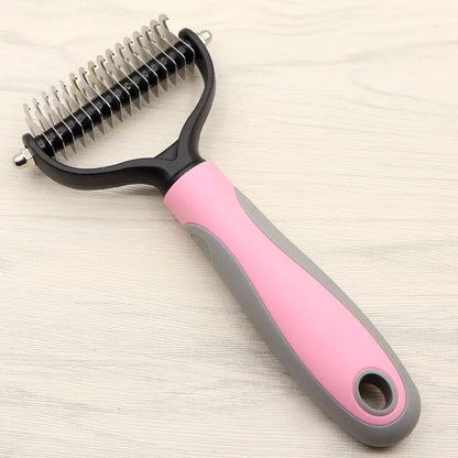 Pet Long-haired Dogknot Comb Double-sided Blade Dog petfuzzyfamily