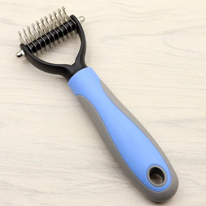 Pet Long-haired Dogknot Comb Double-sided Blade Dog petfuzzyfamily