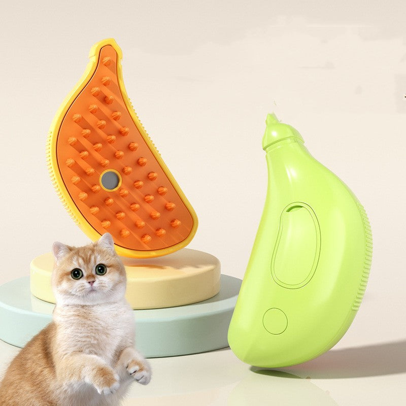 3 In 1 Pet Steam Brush Cat Dog Cleaning Steamy Spray Massage Beauty Comb Hair Removal Grooming Supplies Pets Accessories petfuzzyfamily